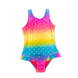 Rainbow Print Swimsuit