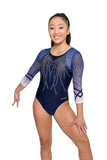 Spirit Navy 3/4 Sleeve Leotard