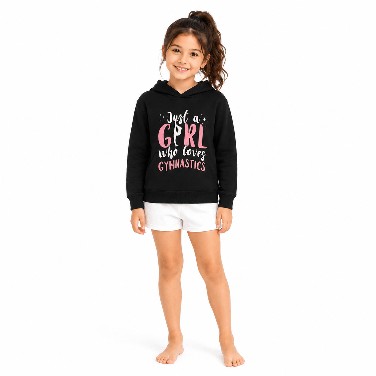 Love Gymnastics Hoodie Black - OneSports - dubai