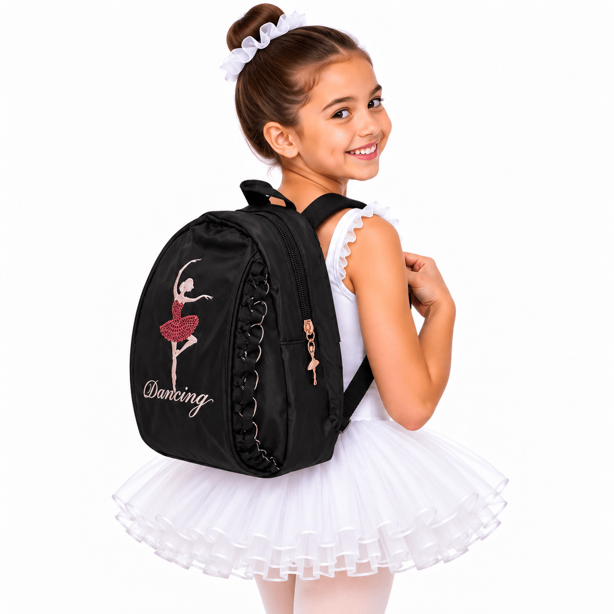 Black Swan Ballet Dance Backpack For Girls - OneSports - dubai