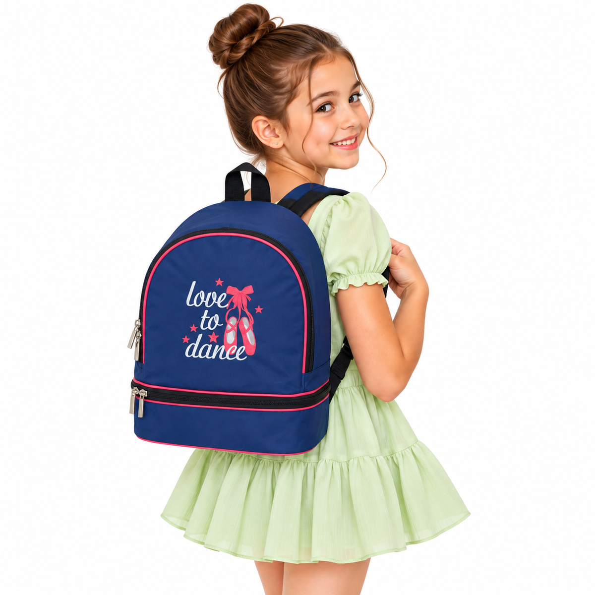 Love Ballet Dance Backpack For Girls