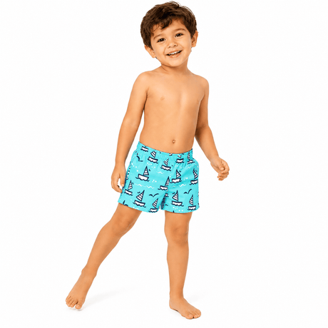 Boys Boat Swim Shorts - OneSports - dubai