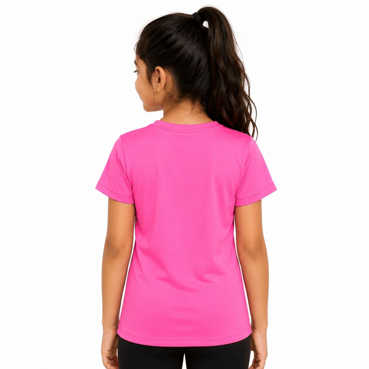 Sports Dry Fit Neon Pink shirt Wish - OneSports - dubai