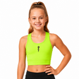 Vnt Professional Training Crop Top Neon Green - OneSports - dubai