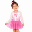 Leotard Dress Bow Pink - OneSports - dubai