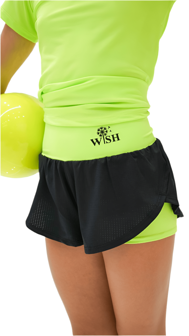 Double Shorts Lime W