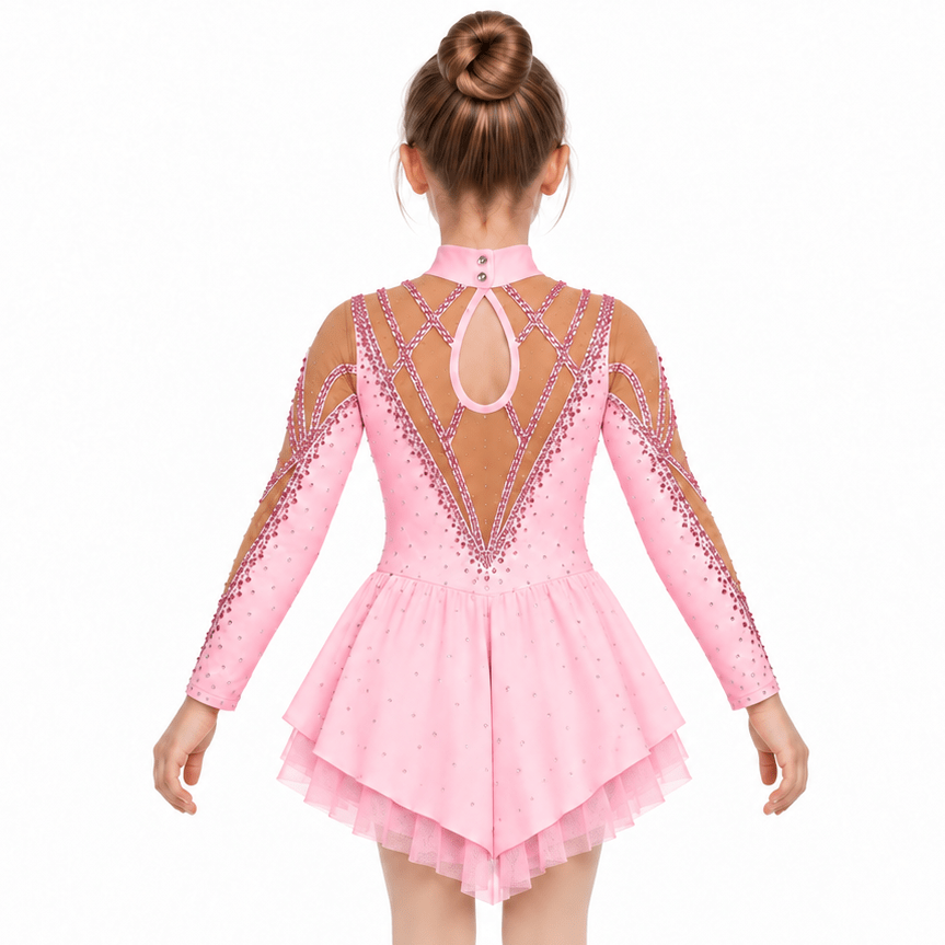 110-116 cm Figure Skating Dress Elan - OneSports - #dubai
