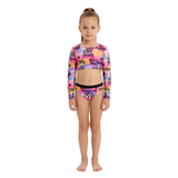 Fuchsia Girls 3 Piece Swim Set - OneSports - dubai
