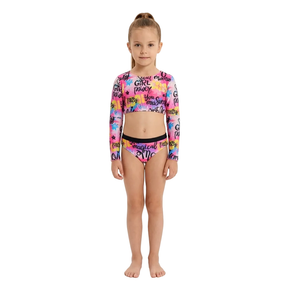 Fuchsia Girls 3 Piece Swim Set - OneSports - dubai