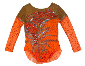 120 - 125 cm Competition Leotard Amber - OneSports - dubai