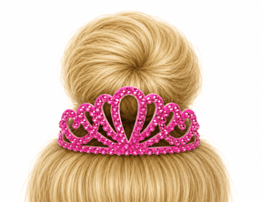 Hairbun Crown Crystal Accessory 510 - OneSports - dubai
