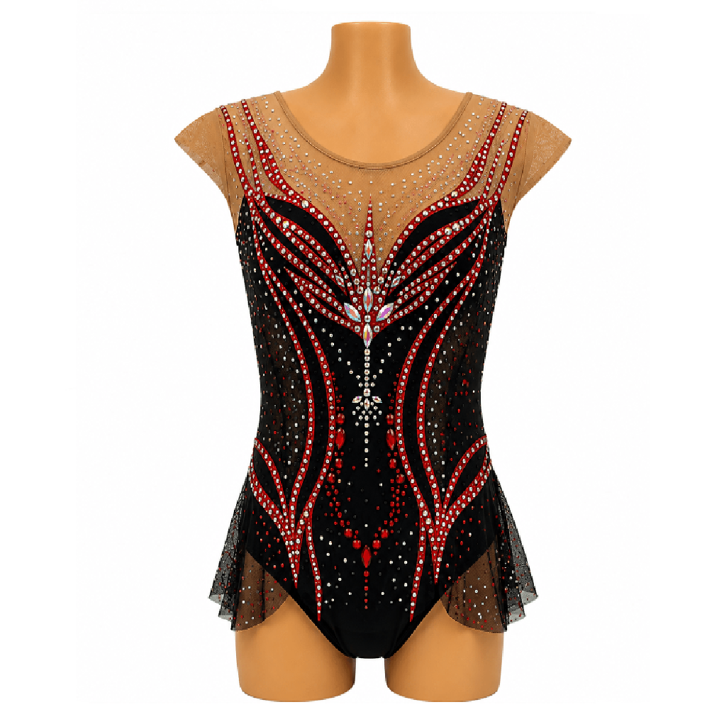 125-130 cm Competition Leotard Noir