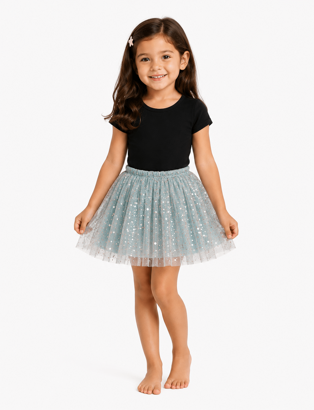Blue Mario Tulle Party Girls Skirt - OneSports - dubai