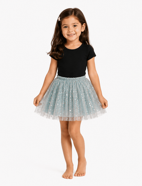 Blue Mario Tulle Party Girls Skirt - OneSports - dubai