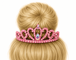 Hairbun Crown Crystal Accessory 506 - OneSports - dubai