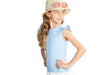 Butterfly Top Blue - OneSports - dubai