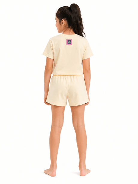 Game ON Girls Top & Shorts Sports Activewear Set - OneSports - dubai