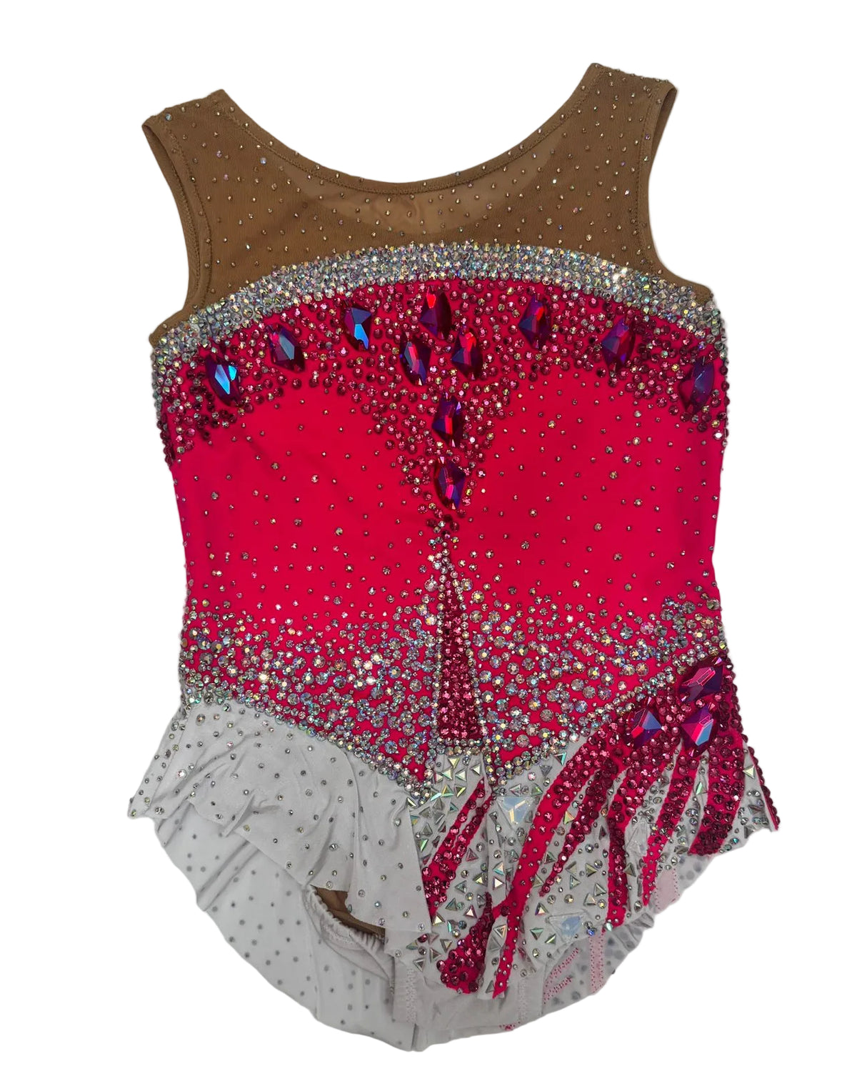 120 - 125 cm Competition Leotard Crimson - OneSports - dubai