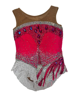 120 - 125 cm Competition Leotard Crimson - OneSports - dubai