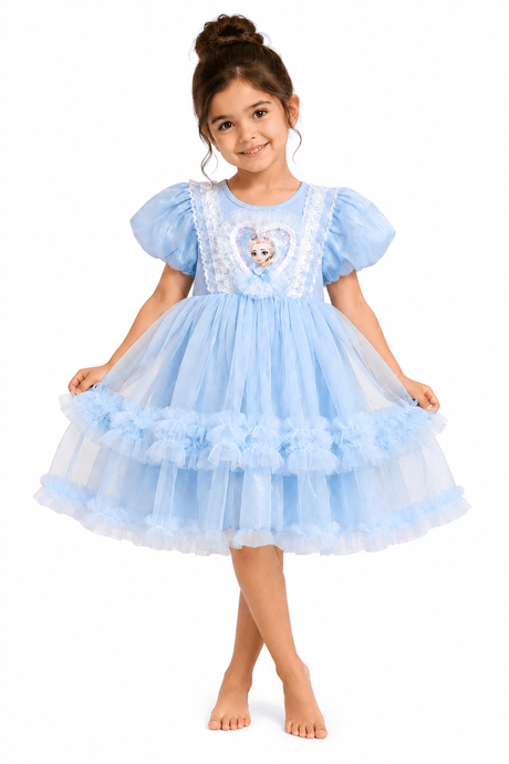Kids Ballet Tulle Dress Elsa - OneSports - dubai