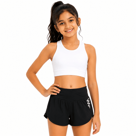 Black Sports Shorts WISH - OneSports - dubai