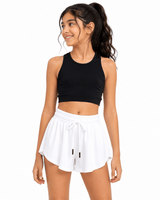 Double Loose shorts White - OneSports - dubai
