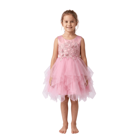 Kids Ballet Tulle Dress old rose - OneSports - dubai