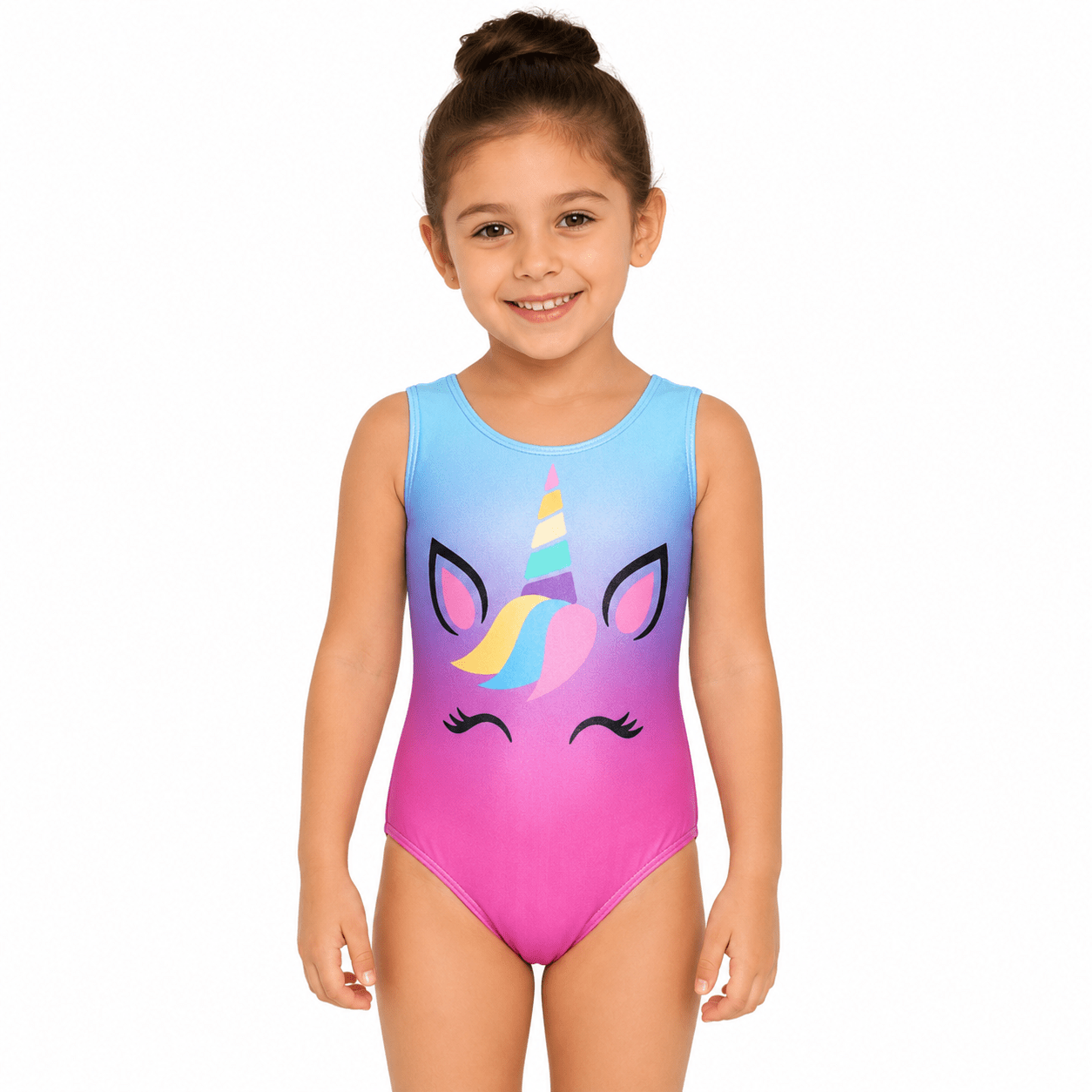 Gymnastics Training Girls Leotard Unicorn - OneSports - dubai