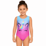 Gymnastics Training Girls Leotard Unicorn - OneSports - dubai