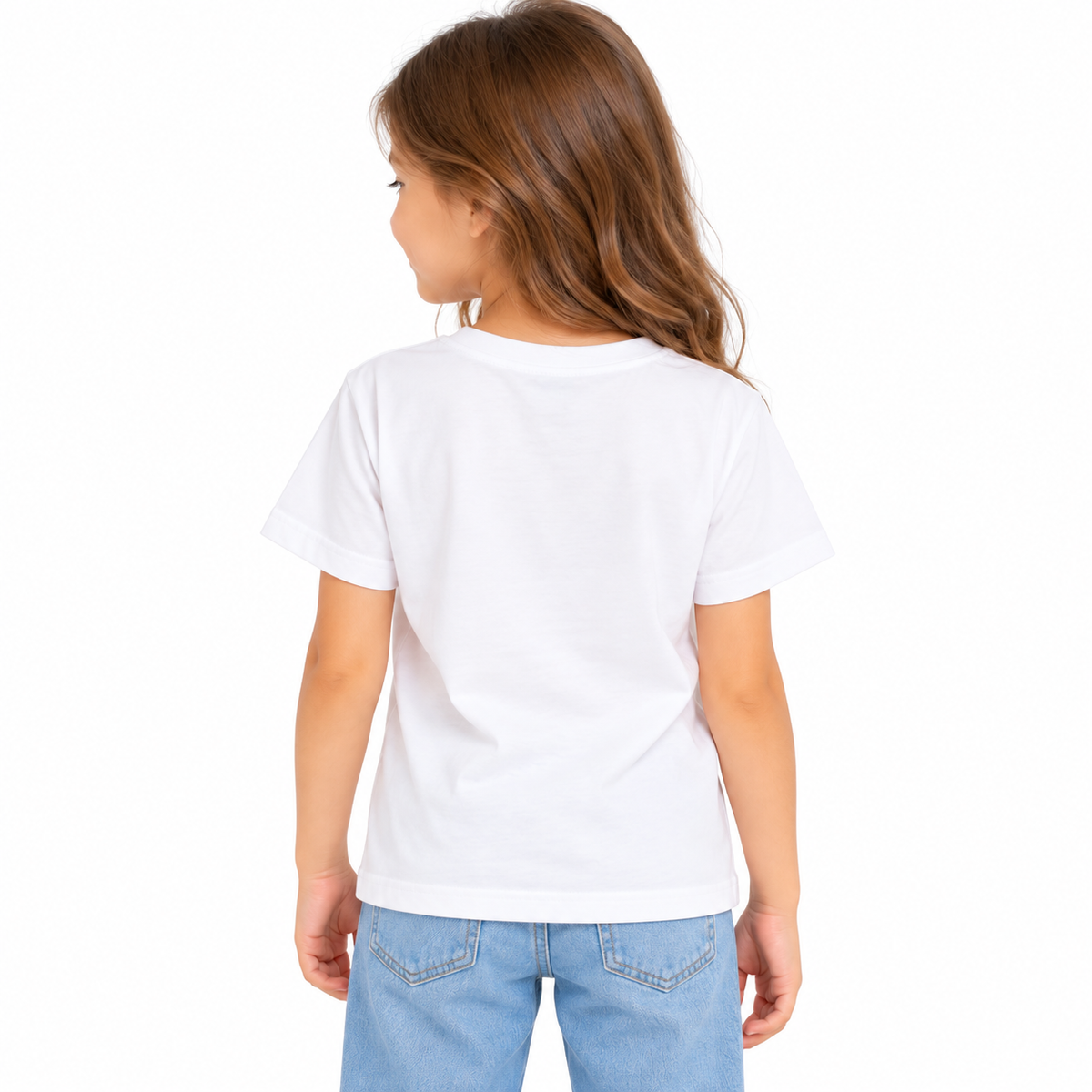 Unicorn Beads Girls White T-Shirt