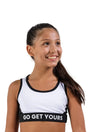 Focus tight fit crop top - OneSports - dubai