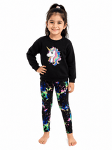 Unicorn Black Stylish Activewear Outfit - OneSports - dubai