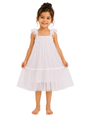 Kids Ballet Tulle Dress White Sparkle - OneSports - dubai