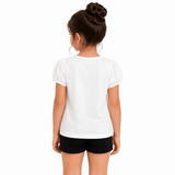 Ballerina White shirt For Girls - OneSports - dubai