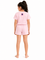 Game ON Girls Top & Shorts Sports Activewear Set - OneSports - dubai