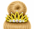 Hairbun Crown Crystal Accessory 507 - OneSports - dubai