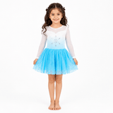 Leotard Dress Ice Blue - OneSports - dubai