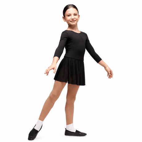 Kids Ballet Tulle Dress Pirouette Black - OneSports - dubai