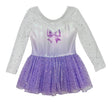 Leotard Dress Bow Lilac - OneSports - dubai