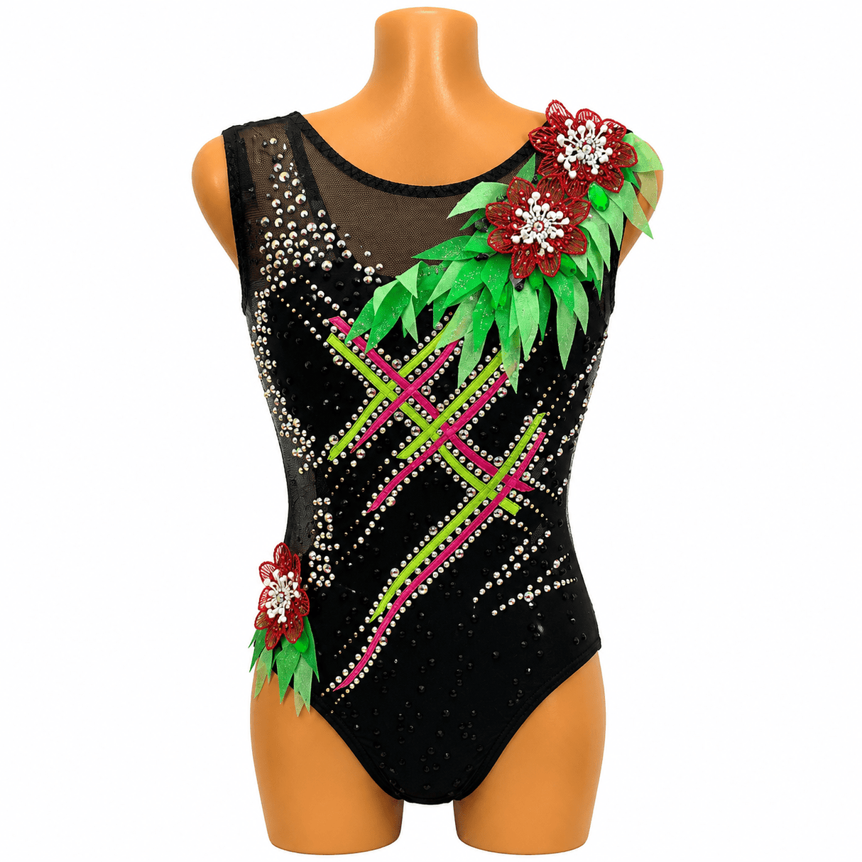 120-125 cm Competition Leotard Lillian - OneSports - dubai