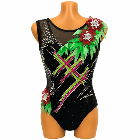 120-125 cm Competition Leotard Lillian - OneSports - dubai