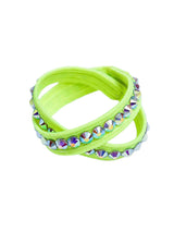 Lime_elastic_bands_with_crystals_for_gymnastics_clubs by onesports uae