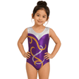 Gymnastics Training Girls Leotard Luxe - OneSports - dubai