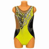 125-130 cm Competition Leotard Marigold - OneSports - dubai