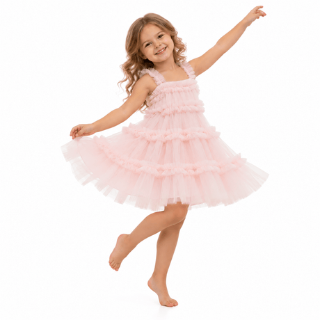 Kids Ballet Tulle Dress Pink Tender - OneSports - #dubai