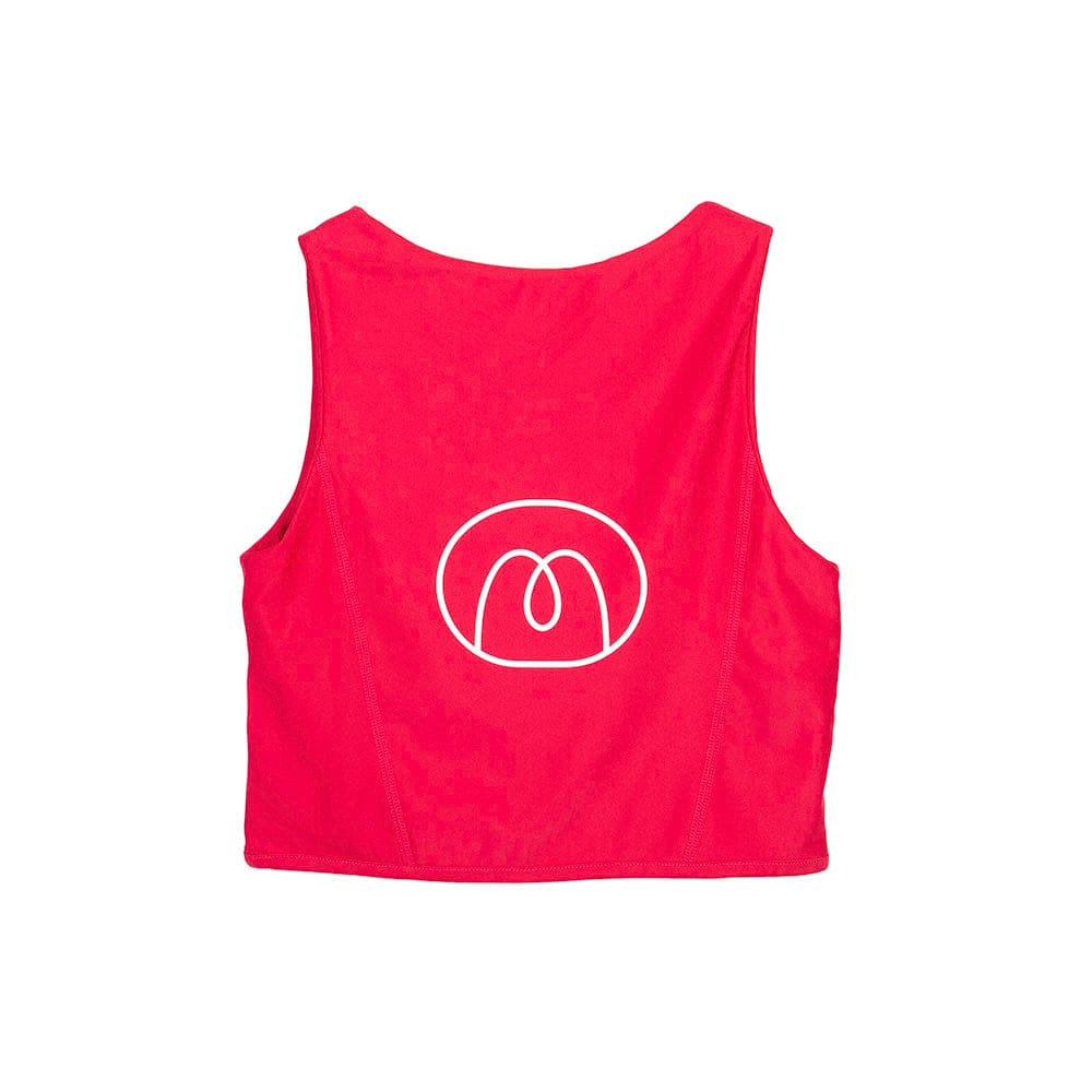 Flow Crop Top Fuchsia