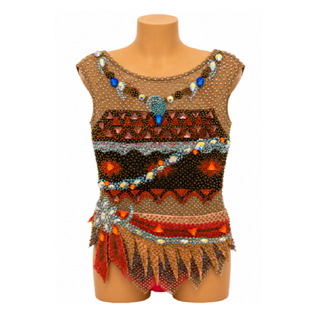 120-125 cm Competition Leotard Moana - OneSports - dubai