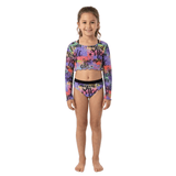 Purple Girls 3 Piece Swim Set - OneSports - dubai