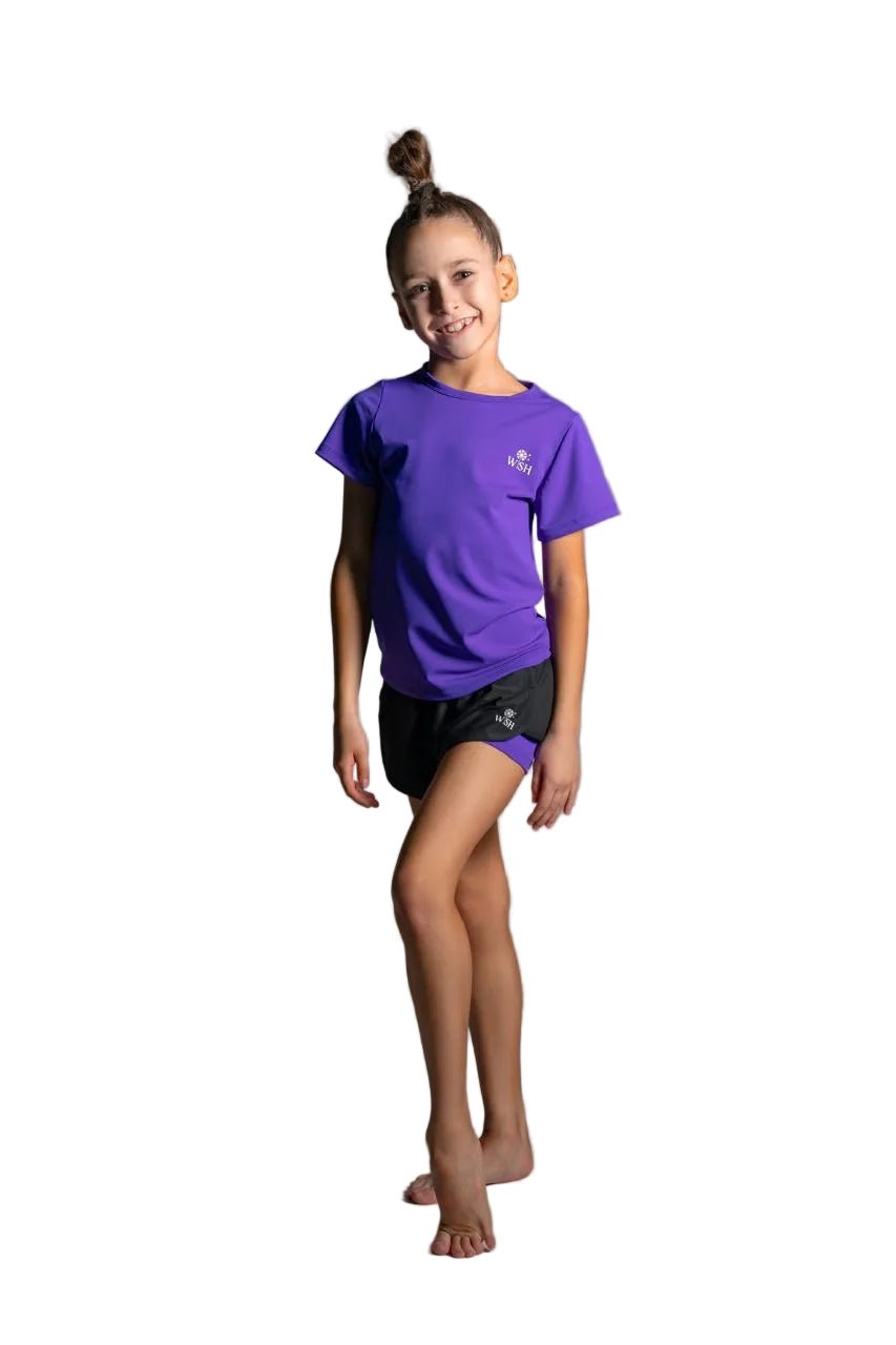 Sports Dry Fit Purple shirt Wish - OneSports - dubai