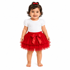 Baby Tutu Skirt Red - OneSports - dubai